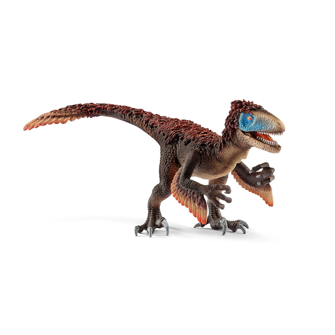 SCHLEICH Dinosaurs | Utahraptor 14582 | detailgetreuer Dino mit beweglichem Kiefer und Armen | tolle