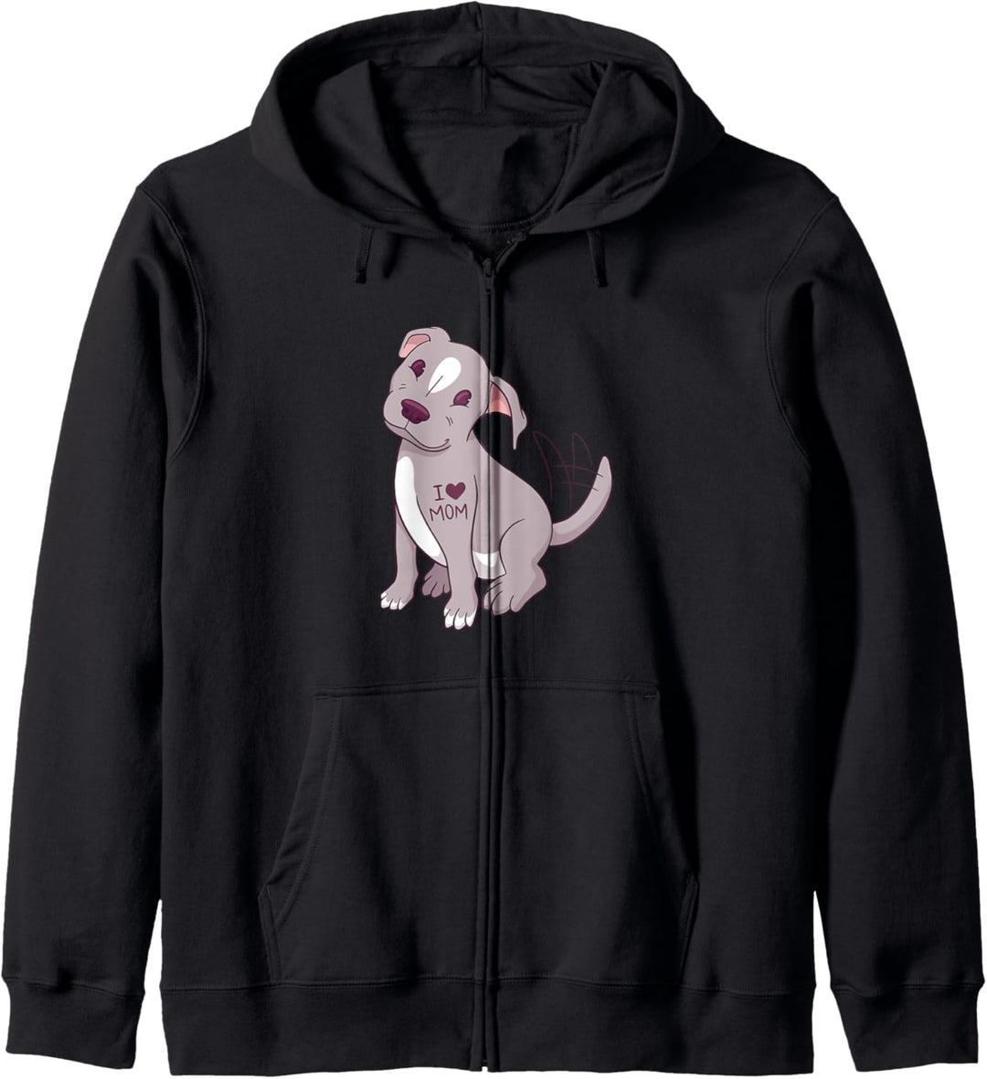 Süsser Pitbull Kapuzenjacke