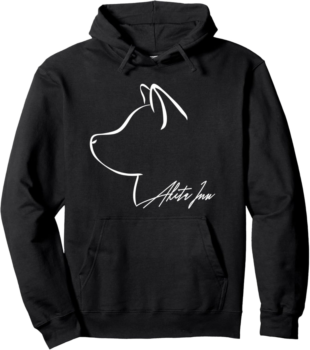 Wilsigns Akita Inu im Profil Hund Geschenk Hunde Pullover Hoodie