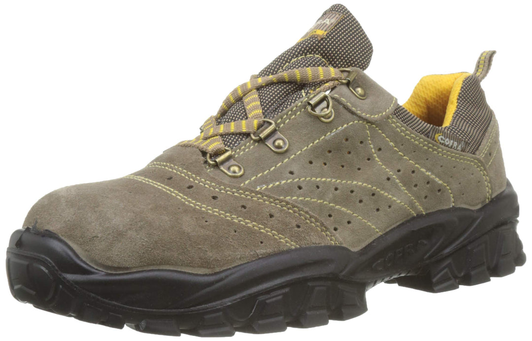 Cofra NT060-000.W43 NEW NILO S1 P SRC Sicherheitsschuhe, Beige/Gelb, Grösse 43 43 EU, 43 EU