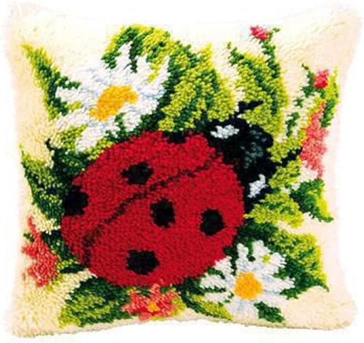 Vervaco Knüpfkissen mit Knüpfhaken, 40 x 40 cm