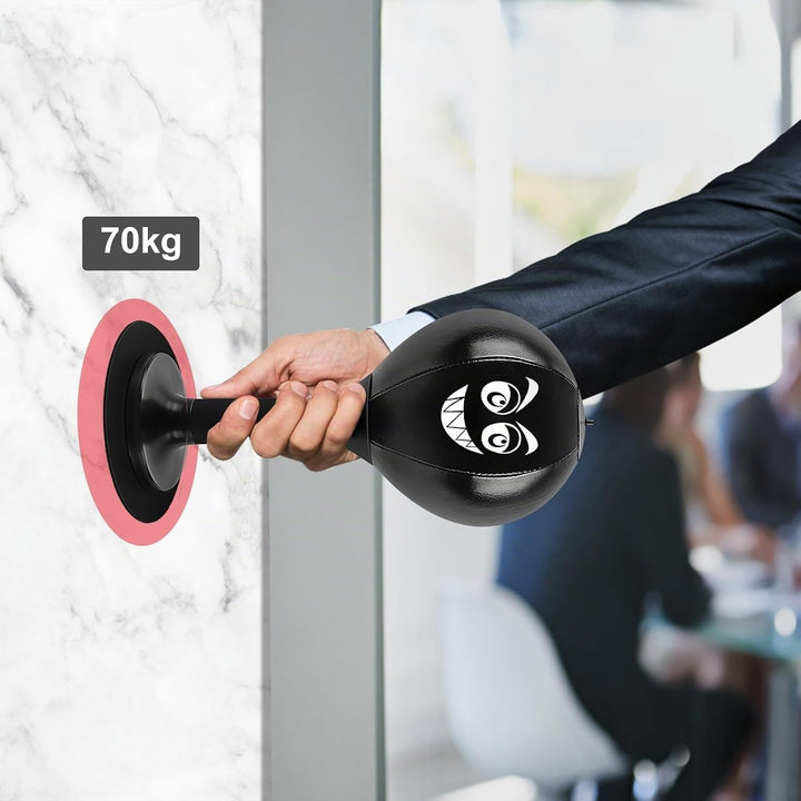 Punchingball Tisch, Büro mit Saugnapf Rage Bag Schreibtischboxsack Tool mit Federn für Chef Kollegen