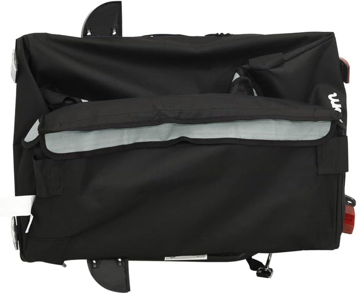 vidaXL Lastenanhänger Fahrrad Fahrradanhänger Grau 120 x 54 x 44 cm, Grau 120 x 54 x 44 cm