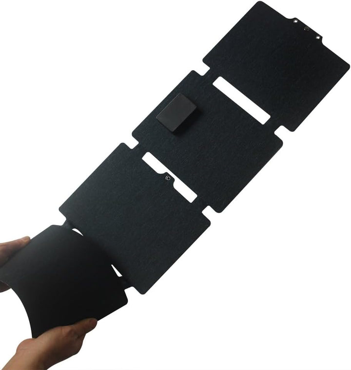 Tragbares Solarladegerät, 25 W, faltbar, ETFE, Flexibles Solarpanel mit USB-C/DC/USB-Ausgängen für P
