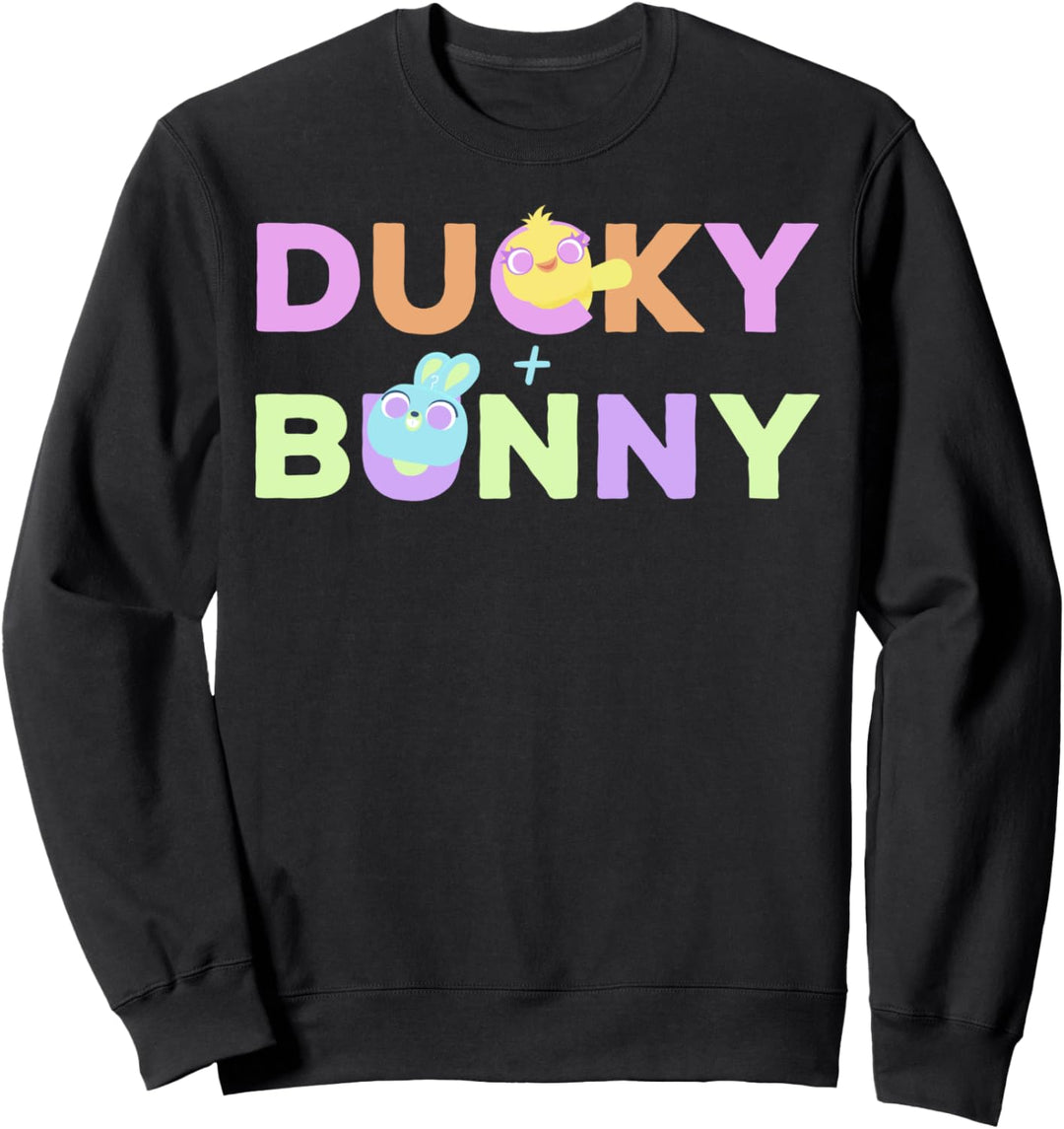 Disney Pixar Toy Story 4 Ducky & Bunny Pastel Portrait Sweatshirt