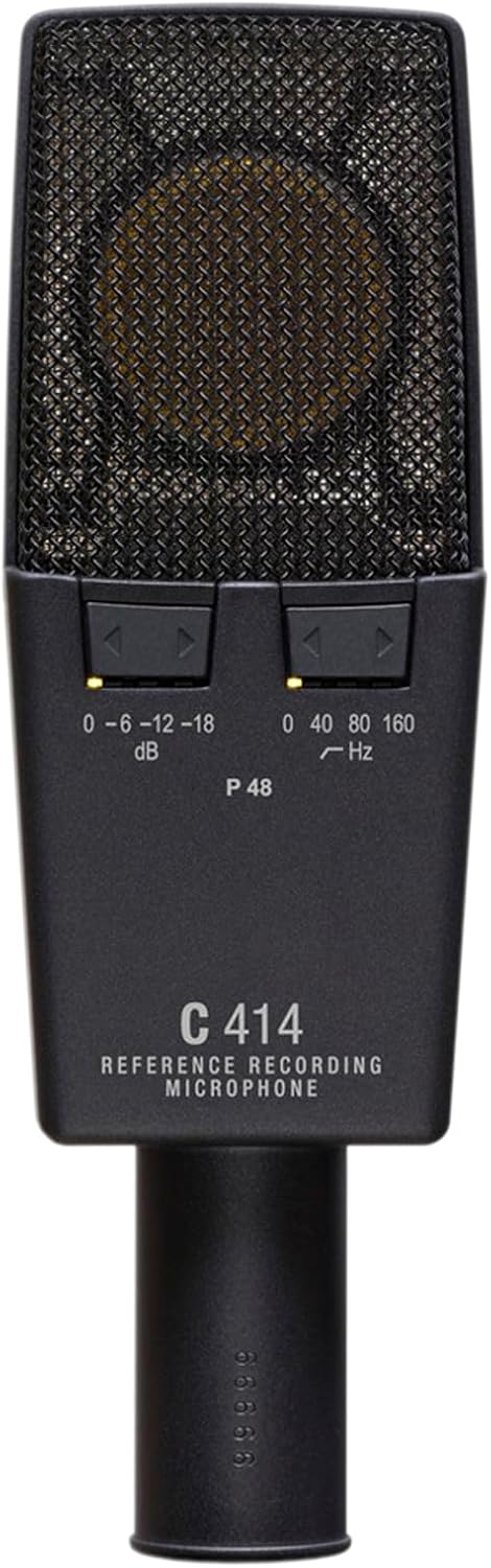 AKG C414 XLS Grossmembran-Kondensatormikrofon, legendäre Klangqualität, 9 wählbare Richtcharakterist