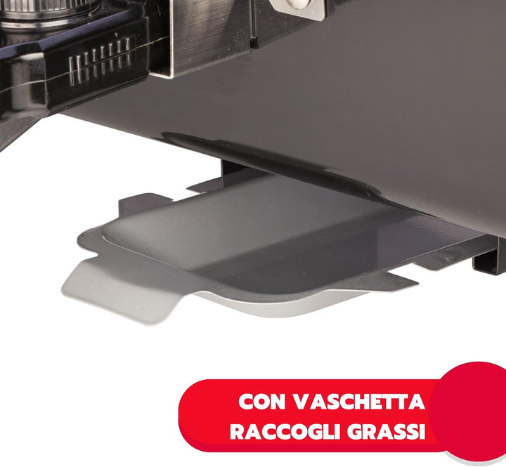 ARDES - ARBBQ01 Rauchfreier Elektrogrill BRASERO FEET, BBQ Elektro-Doppelgrill XXL mit Spritzschutz