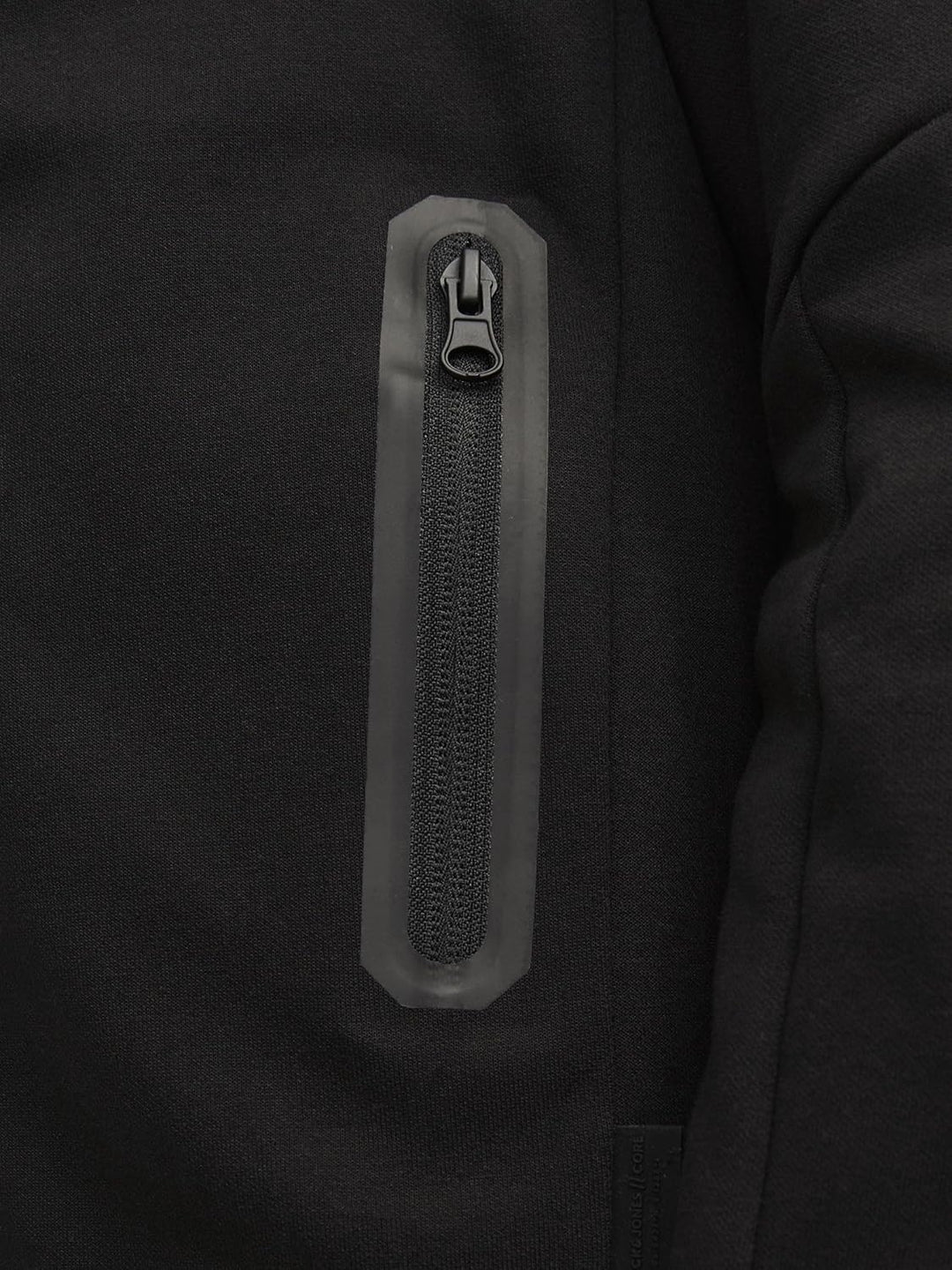 JACK & JONES Boy Kapuzenjacke Einfarbig Kapuzenjacke Junior 140 Schwarz, 140 Schwarz