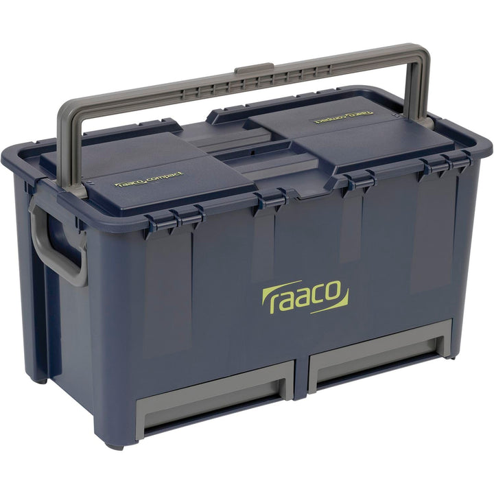 raaco 136600 Werkz-Koffer Werkzeugkoffer Compact 47, dunkelblau