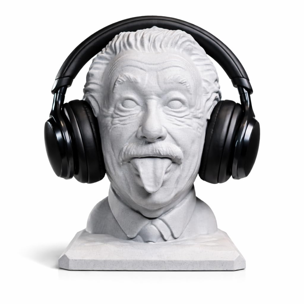 Generisch Albert Einstein Kopfhörerhalter, Brillenhalter, Kopfhörer Ständer, Statue, Schreibtisch De