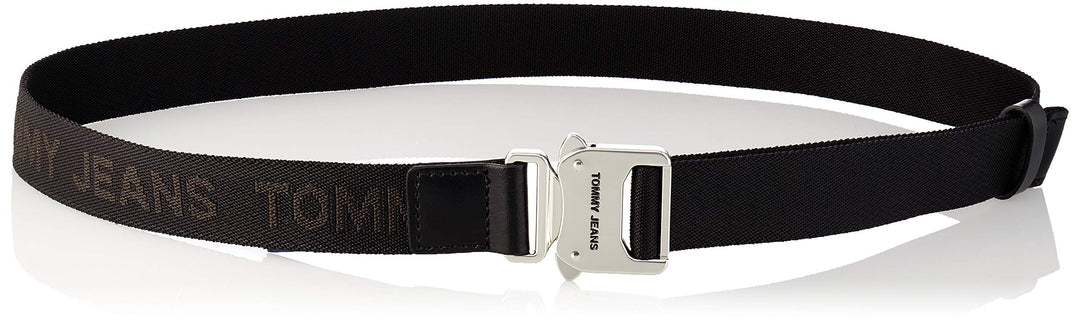 Tommy Jeans Damen TJW Cobra Belt Gürtel, Black, 75