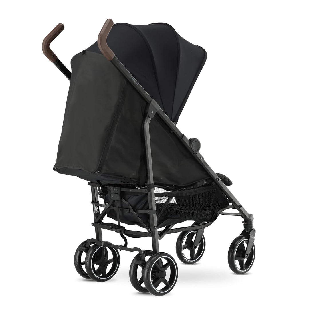 Deryan Bobbie Kinderwagen, Liegebuggy, Sportwagen, Leicht - 8,5kg, Drehbare Vorderräder, Verstellbar