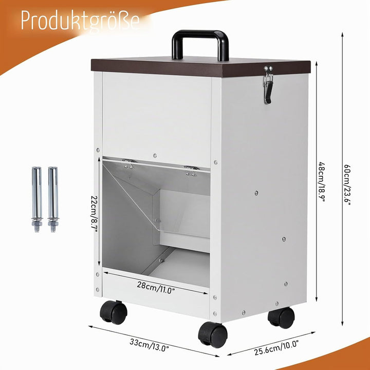 Automatischer Hundefütterer, 30lb Grosse Rasse Schwerkraft Auto Dog Food Dispenser Für Outdoor Gross