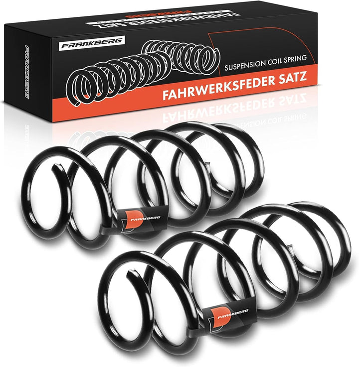 Frankberg 2x Federn Fahrwerksfeder Vorne Kompatibel mit Superb II 3T4 3T5 2008-2015 P.a.s.s.a.t 357