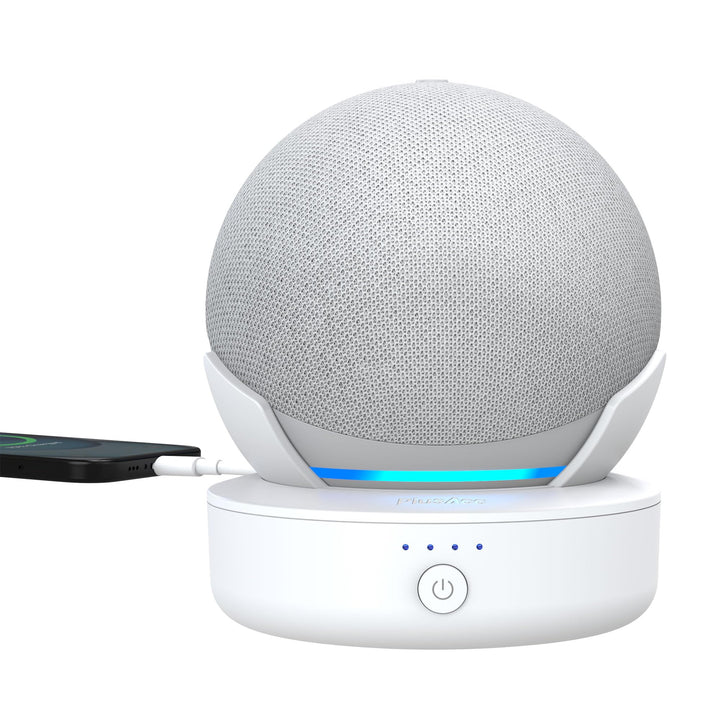Akkustation für 4. & 5. Gen Smart Lautsprecher (Weiss), Weiss