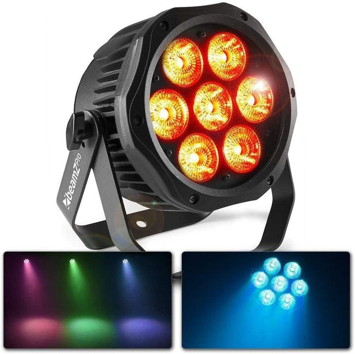 BeamZ Professional PRO BWA410 - PAR Strahler - LED Effektstrahler - 7x 10 Watt Outdoor LED PAR Strah