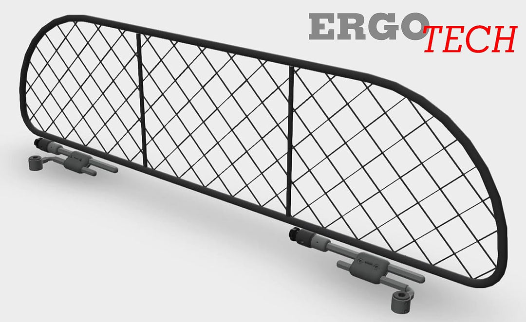 ERGOTECH Trennnetz Trenngitter für Ford Kuga (2013-2016) RDA65-M8 KFD020, für Hunde und Gepäck