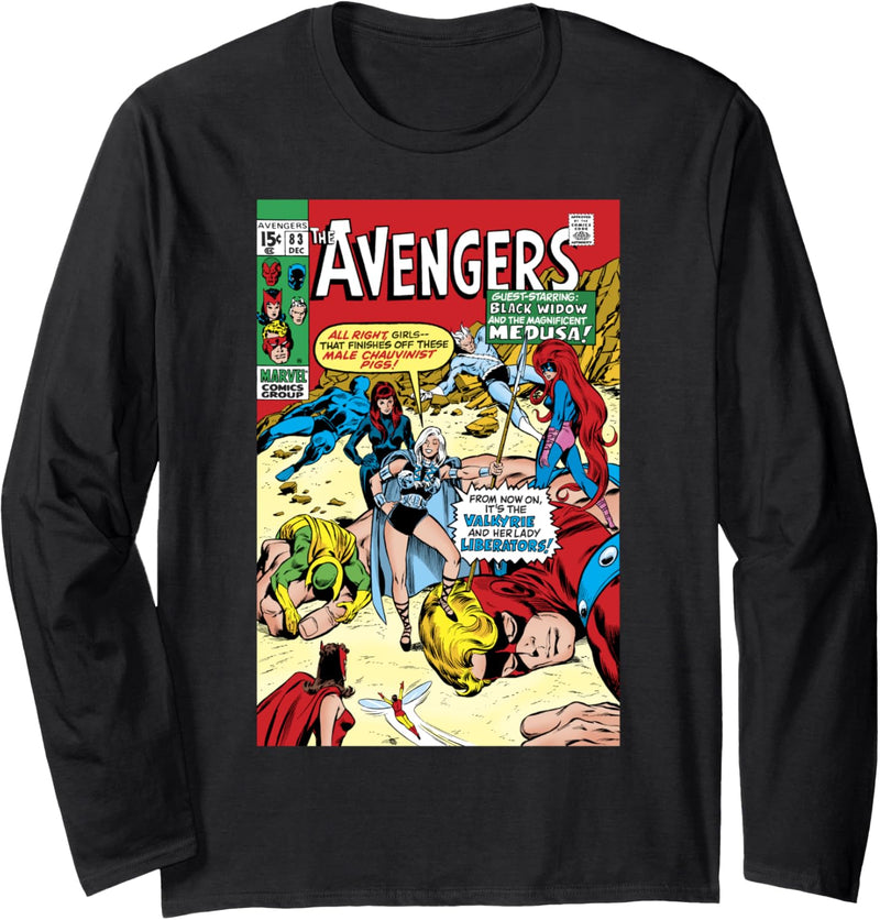 Marvel The Avengers Valkyrie And Her Lady Liberators Cover Langarmshirt