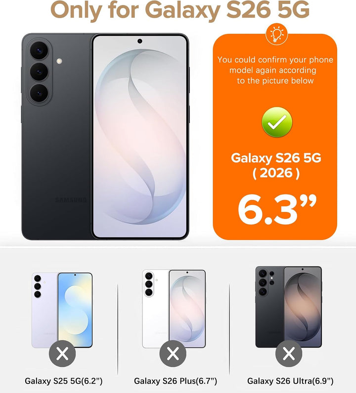 sqgylgl Ultradünne Hülle für Samsung Galaxy S26 5G, Extrem Dünn Matte S26 Handyhülle PC Schale Kompa