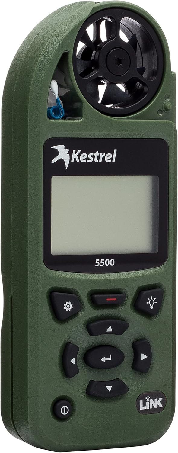 Kestrel 5500 Wetter Meter mit Link und Wetterfahne Halterung Einheitsgrösse Einheitsgrösse olivgrün