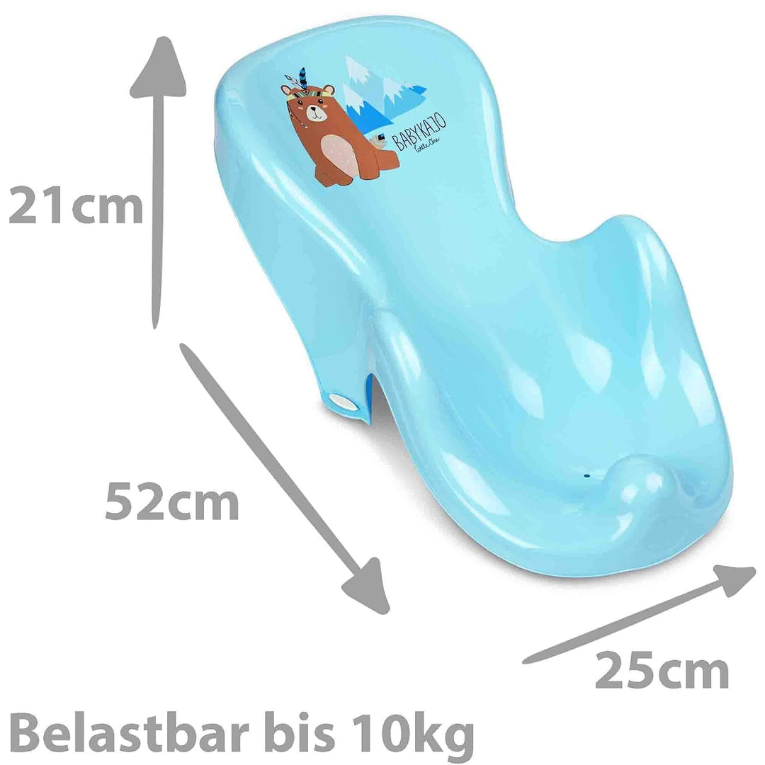 Babypflegeset Neugeborene – Babybadewanne, Baby Badesitz, Babyhandtuch mit Kapuze – Perfektes Baby S