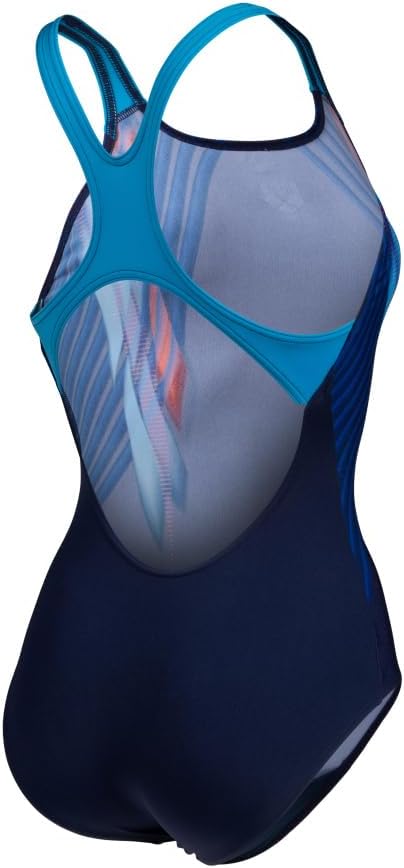 Arena Damen Women's Arena Underwater Swimsuit Swim Pro Back One Piece Swimsuit (1er Pack) 36 Navy Mu