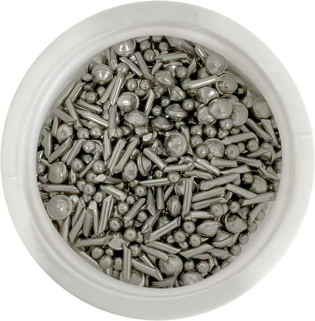 Mixed Stainless Steel media bearings Shot Tumbling tumbler polishing metal 1kg by Jewellers Tools