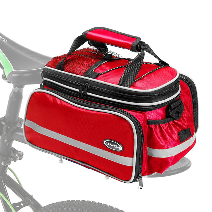 Lixada Radtasche, wasserdichte Fahrrad Satteltasche Gepäcktasche Gepäckträger Tasche Rucksack Seiten