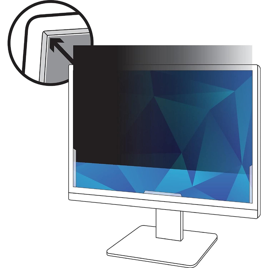 3M PF220W1B Blickschutzfilter Rahmenloser Display-Privatsphärenfilter 55,9 cm (22 Zoll) - Monitorfil
