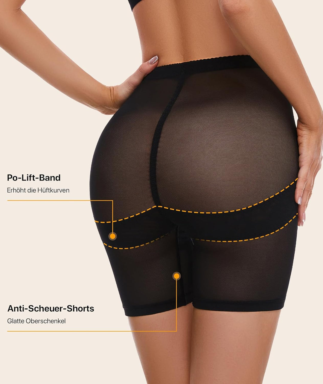 SIMIYA Bauchweg Unterhose Damen Shapewear Miederhose Hohe Taille Bauchkontrolle Leggings Unterwäsche