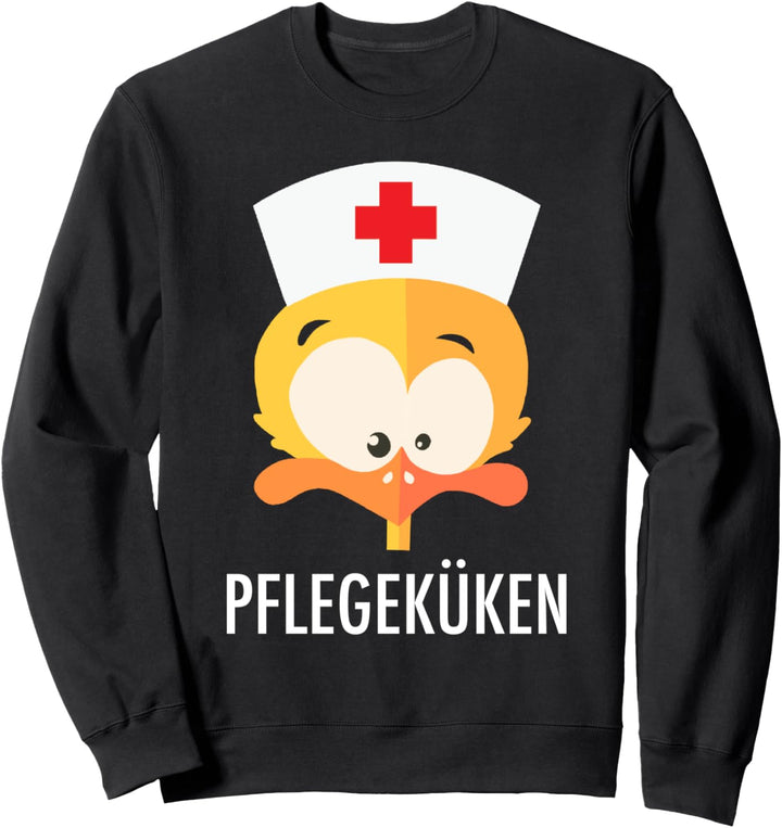 Pflegeküken Azubi Rettungssanitäter MFA Altenpflege Kleidung Sweatshirt