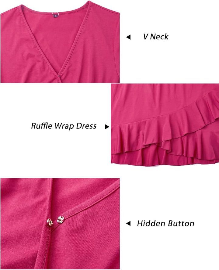 ULTRANICE Damen Sommerkleider Blumenmuster Kleid V-Ausschnitt Strandkleid Verstellbaren Spaghettiträ