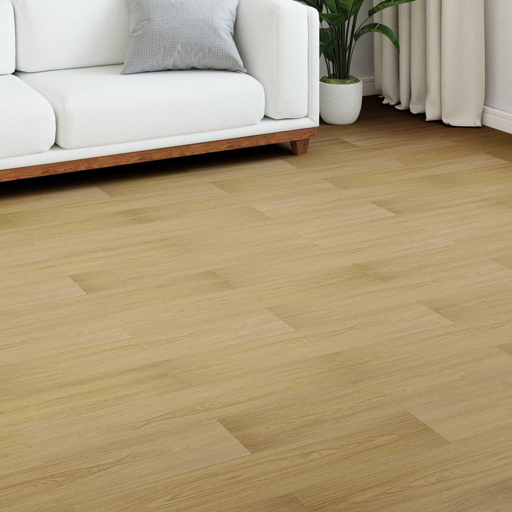Laminatboden 15 Stück Blasses Creme 101 x 20 x 0,8 cm Holzwerkstoff, Holzoptik, Klicksystem, Innenbe