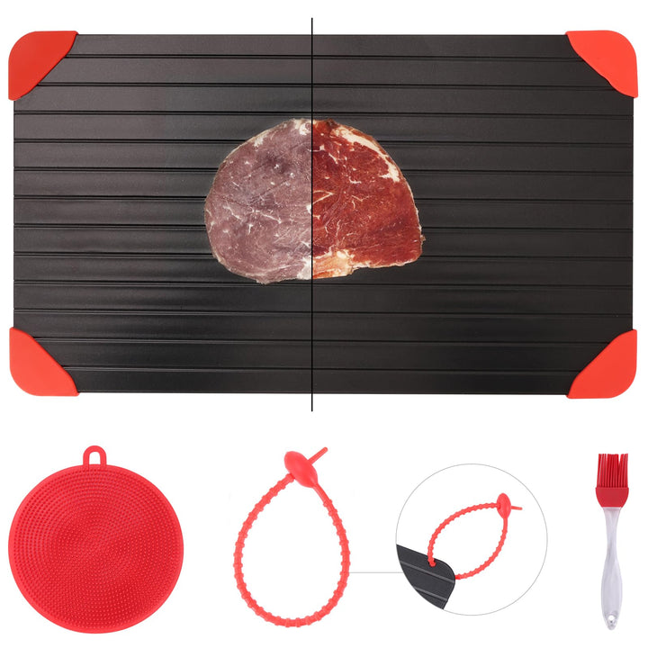 MosaiRudo Rapid Thaw Auftauplatte für gefrorenes Fleisch, schnelle und sicherere Art des Auftauens v