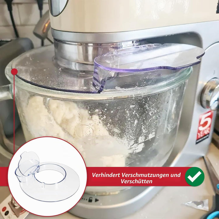 SPARES2GO Spritzschutz für Kenwood KMIX KMX75 KMX750 KMX754 KMX76 KMX760 KMX77 KMX770 Standmixer