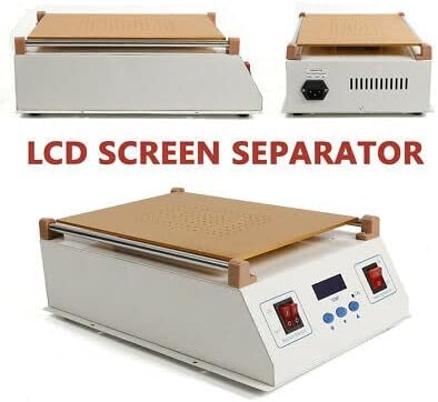 2 In1 Vacuum Lcd Bildschirm Reparatur Maschine Heizplatte Glass Separator 14" Screen Eu-Stecker Vaku