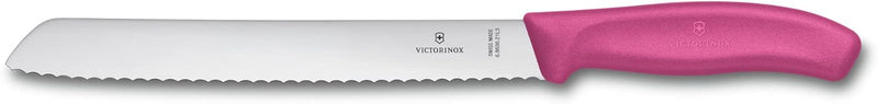 Victorinox, Swiss Classic, Profi Brotmesser, Extra Scharfe Klinge, Wellenschliff, 21 cm, Robuster Ku