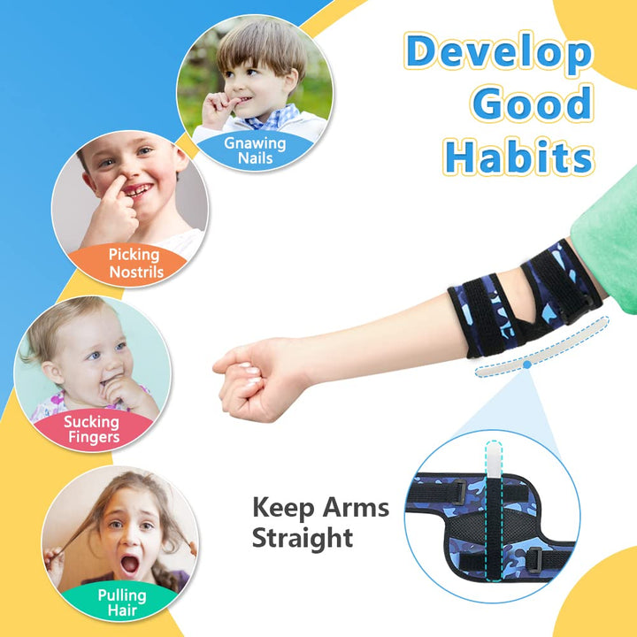 Mybow Daumen Saugen Stopp für Kinder Finger Nagel Beissen Prävention Hand Stop Saugen Guard für Klei
