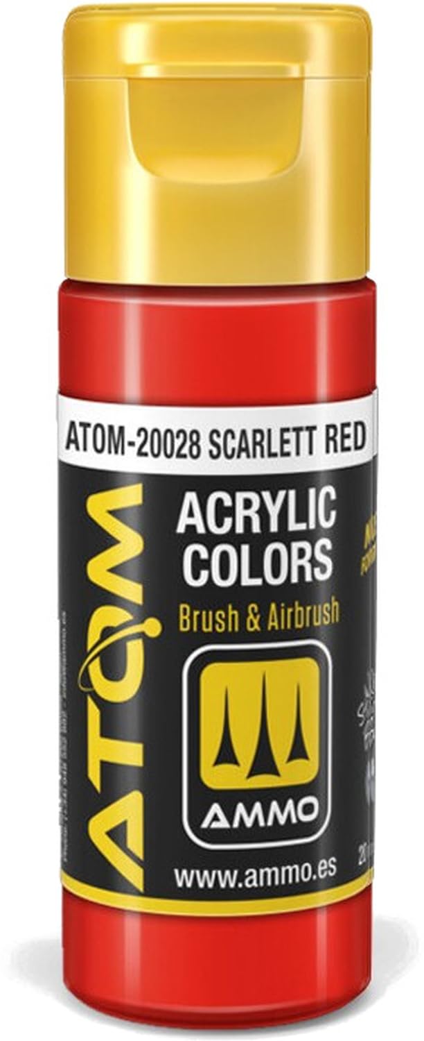 Mig Jimenez ATOM COLOR Scarlet Red