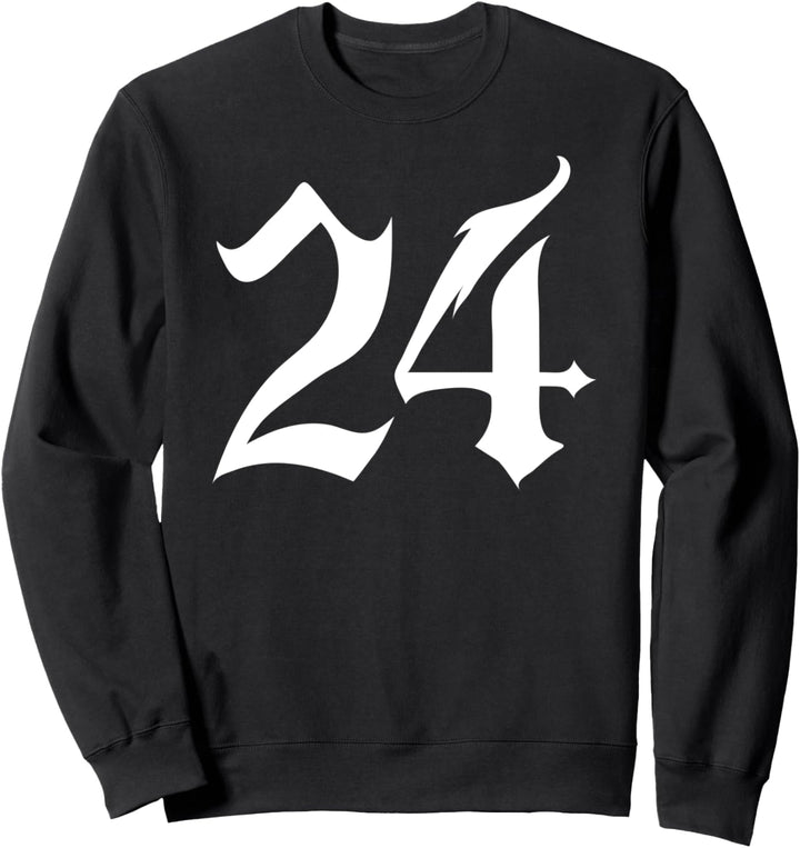 Alte englische Nummer 24 oder Vierundzwanzig Sweatshirt