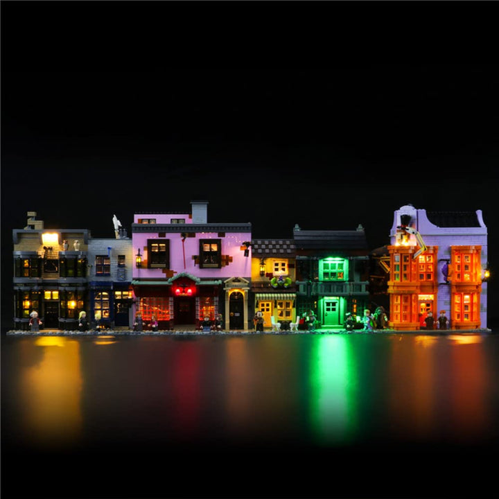 GEAMENT LED Licht-Set Kompatibel mit Lego Harry Potter Winkelgasse (Diagon Alley) - Beleuchtungsset