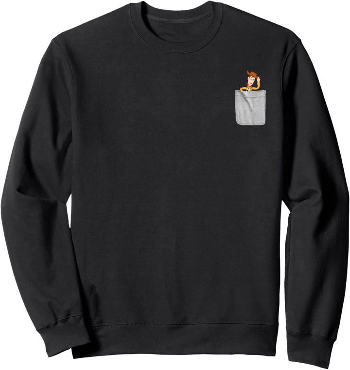 Disney Pixar Toy Story Woody Faux Pocket Sweatshirt