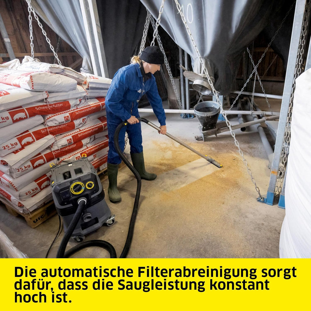Kärcher Nass-Trockensauger 1.148-211.0. NT 30/1 Tact Te L, 30 liters,Black, Grey, Yellow Basic
