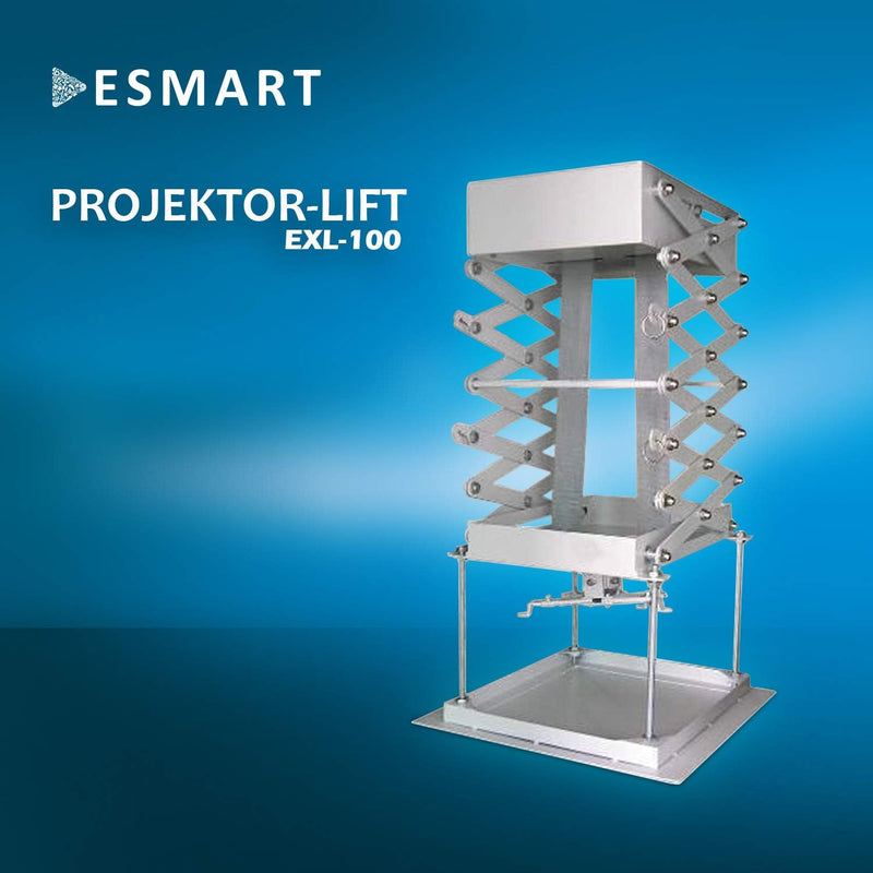 ESMART Germany Projektor-Lift EXL-100 Projektorhalterung und Deckenhalterung mit motorisierter elekt