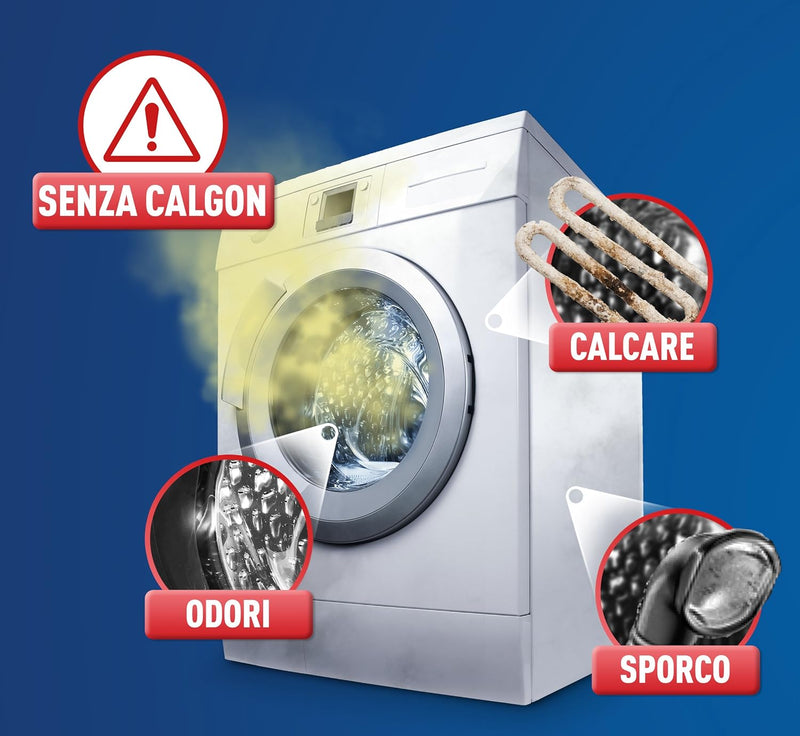 Calgon Pulver 2 in 1 2 kg (1er Pack) Einzelpackung, 2 kg (1er Pack) Einzelpackung