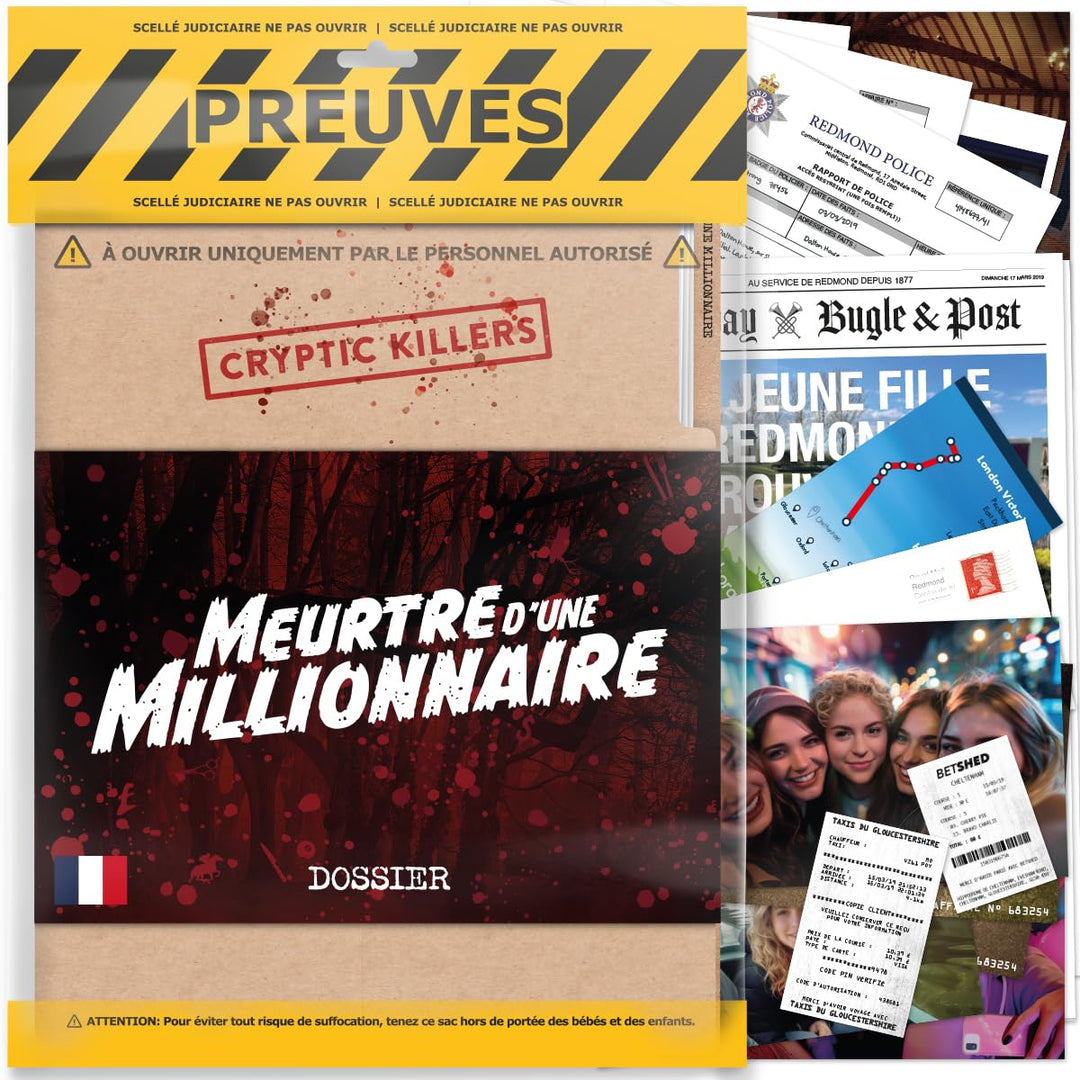 Jeu mystère sur des meurtres Non résolus - Enquête sur des affaires Non résolues Indices/preuves des