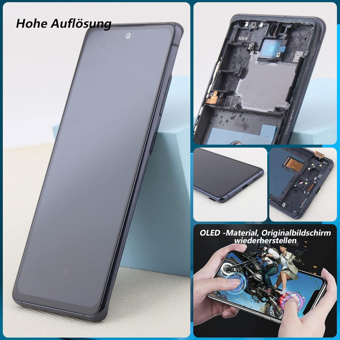 RongZy AMOLED Display für Samsung Galaxy S20 FE/S20 FE 5G LCD Bildschirmersatz Digitizer Touchscreen