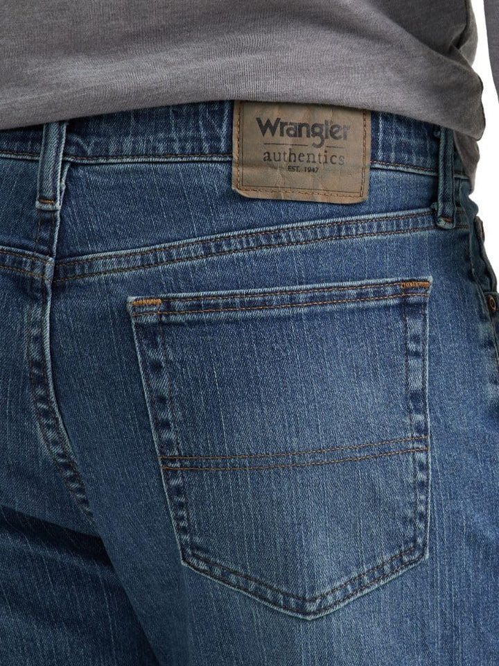 Wrangler Authentics Jeanshose, für Herren, reguläre Passform, Bequeme, elastische Taille 29W / 30L B