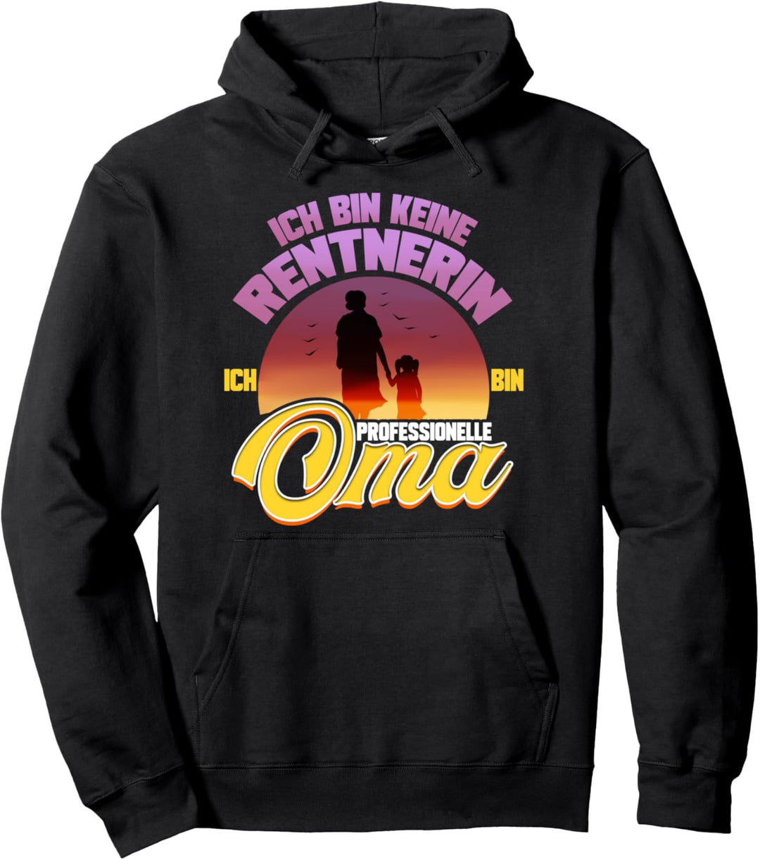Rentnerin Geschenk für Grossmutter Ruhestand Abschiedsfeier Pullover Hoodie