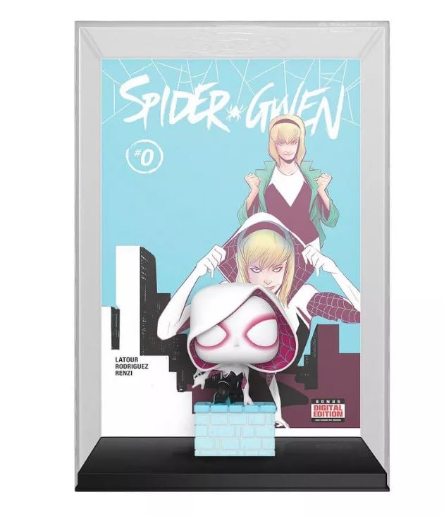 Funko Pop! Cover Art Marvel Collection 15689985 Sammelhüllen aus Vinyl (Spider Gwen) Spinne Gwen, Sp